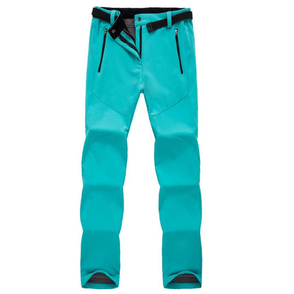 Women's Outdoor Hiking and Trekking Pants - Waterproof, Fleece Lined, Multi-Pocket, Athletic Fit