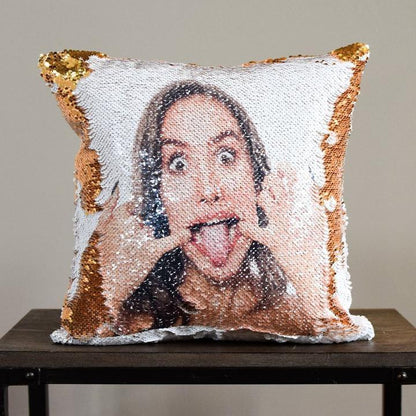 Octavian – Gepersonaliseerde Sequins Kussenhoes met Luminous Effect