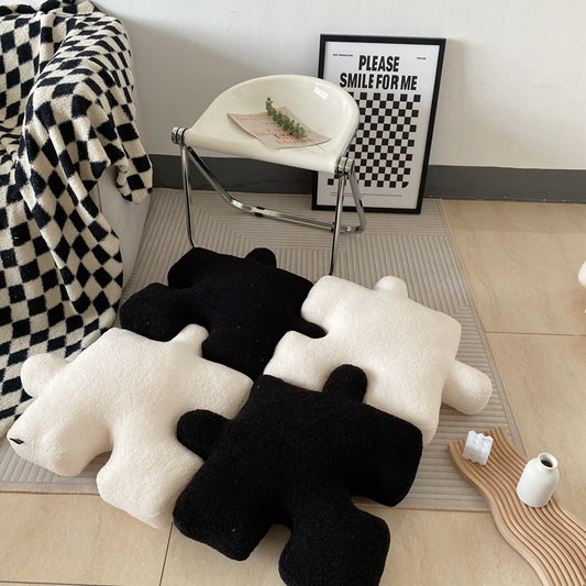 Cassian – Creatief Puzzlevormig Kussen voor Woonkamerdecoratie