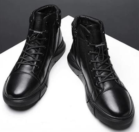 Men's High Top Casual Sneakers – Urban Streetwear Style Athletic Shoes