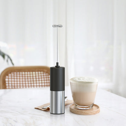 Cassius – Creatieve Mini Melkschuimer van Roestvrij Staal