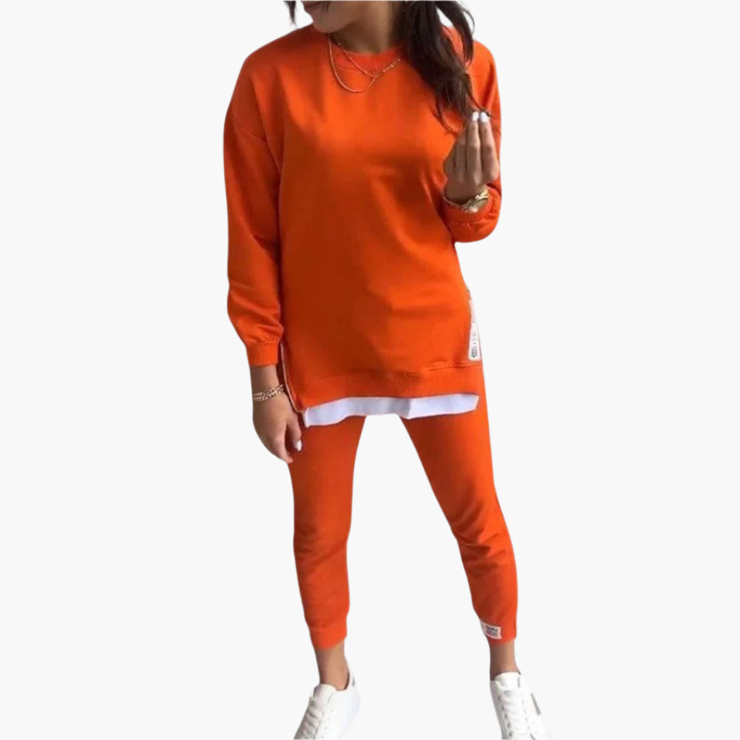 Women's Relaxed Fit Loungewear Set – Casual Everyday 2-Piece Outfit