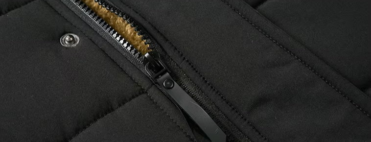 Men's Waterproof Fleece-Lined Parka Jacket with Hood for Winter Outdoor Style