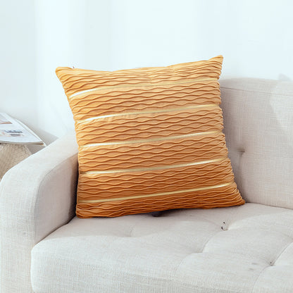 Elysia – Luxe Gestreepte Fluwelen Kussenhoes voor Sofa