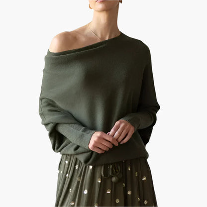Women's Relaxed Fit Everyday Pullover Sweater – Versatile Loungewear Style