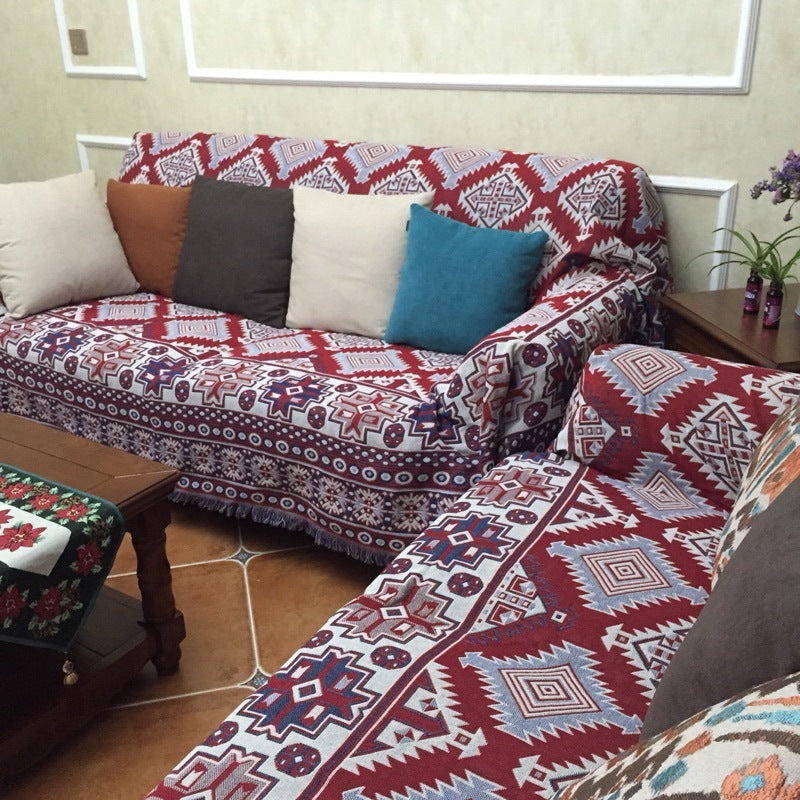 Iris – Katoenen Sofa Cover voor Meerdere Doeleinden