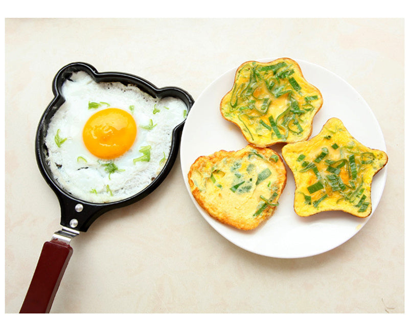 Coraline – Mini Pannenkoekenmaker met Cartoon Beer en Stervormige Mallen voor Kinderen