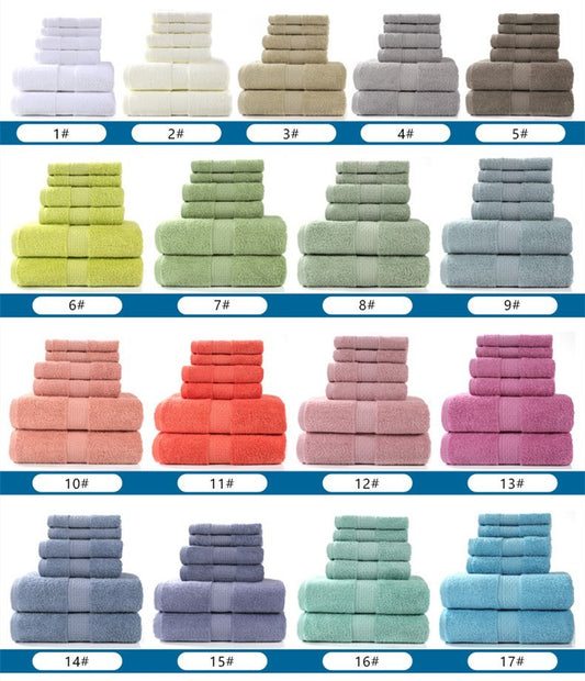 Theodosia – Katoenen Absorberende Handdoeken Set van 3 en 6 Stukken