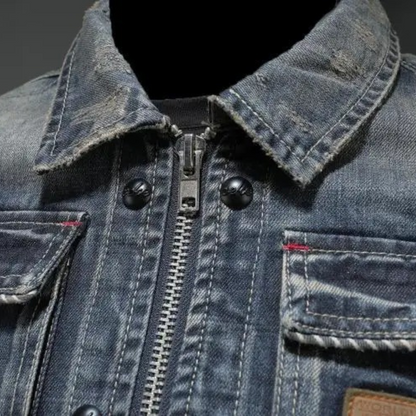 Men's Classic Denim Jacket Modern Fit Everyday Style