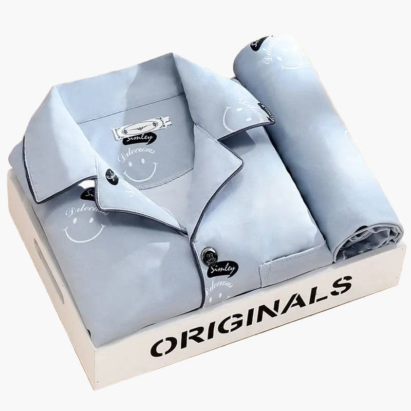 Men's Classic Print Pajama Set for All-Season Comfort and Relaxed Style