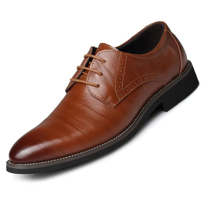 Men's Classic Oxford Dress Shoes for Formal and Business Wear