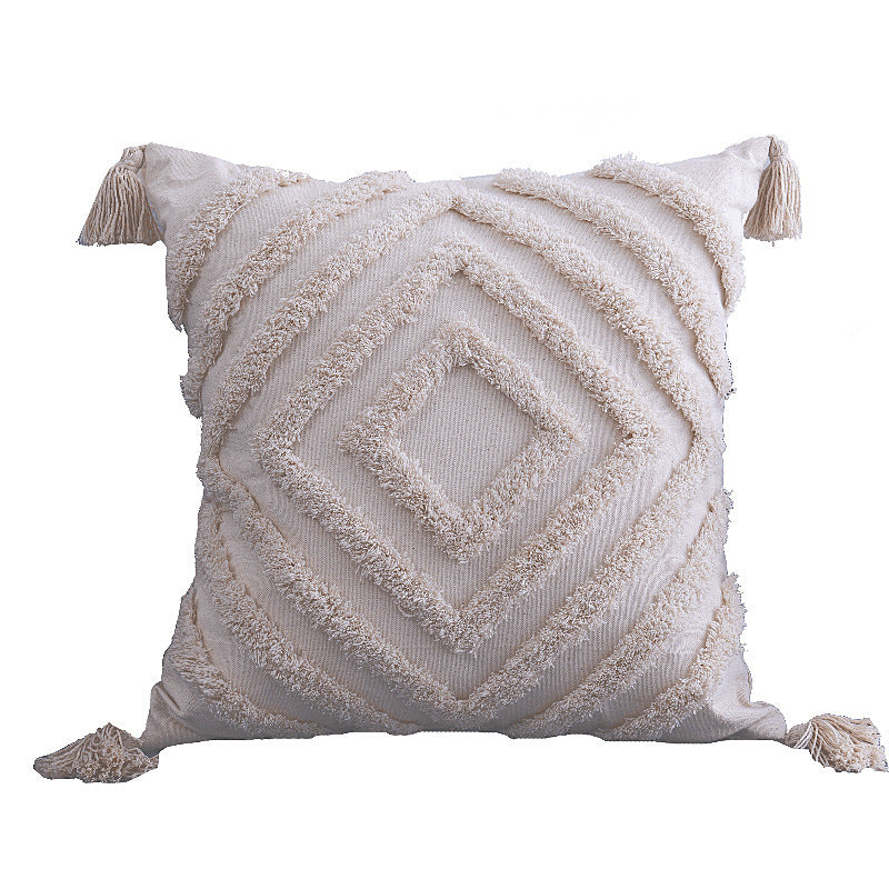 Orion – Tufted Kussenhoes van Katoen en Linnen