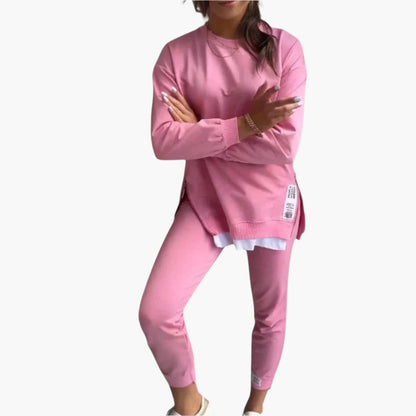 Women's Relaxed Fit Loungewear Set – Casual Everyday 2-Piece Outfit