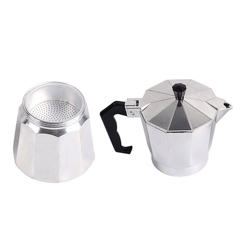 Lucian – Octagonale Koffiepot van Voedselgrade Aluminium
