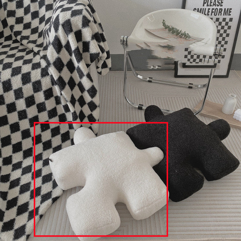 Cassian – Creatief Puzzlevormig Kussen voor Woonkamerdecoratie