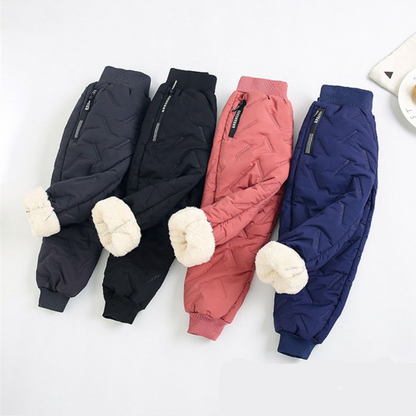 Children's Outdoor Winter Snow Pants Warm Windproof Water-Resistant – Active Play & Skiing