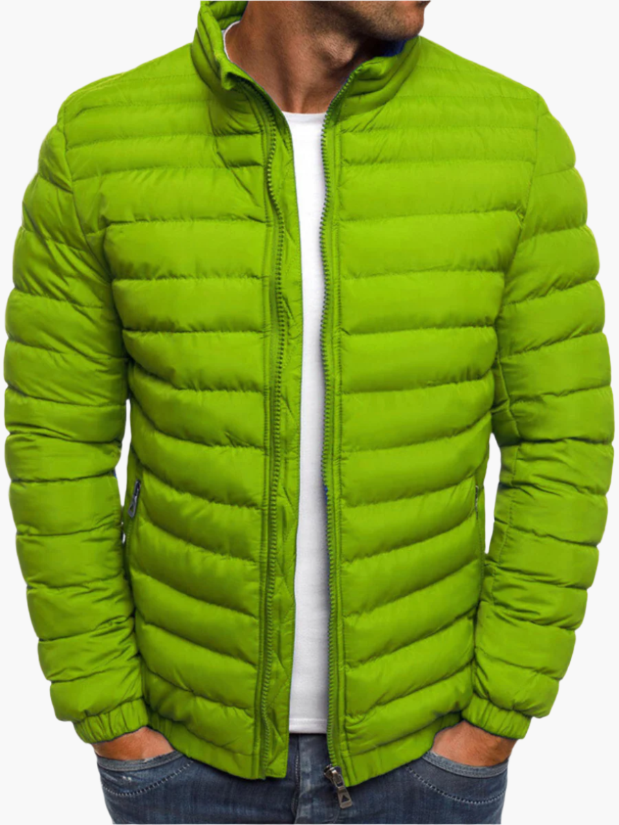Men's Modern Quilted Casual Puffer Jacket – Stylish Everyday Outerwear
