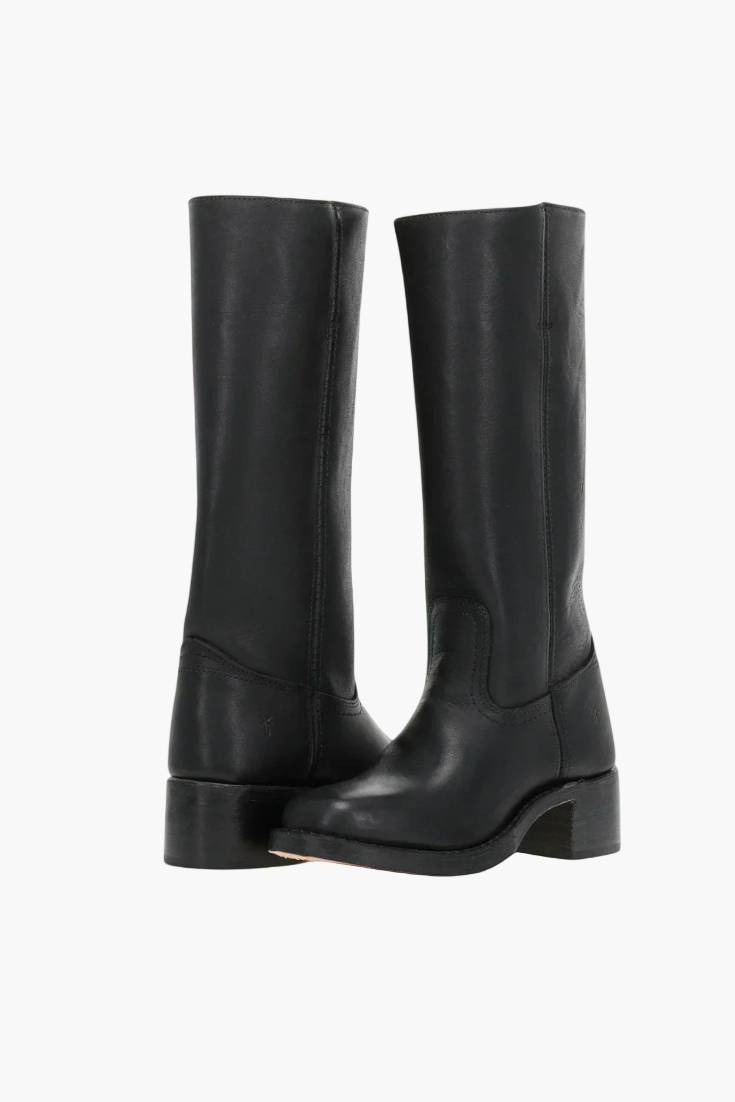 Women's Modern Classic Knee-High Block Heel Boots – Fashion Versatile Everyday Style