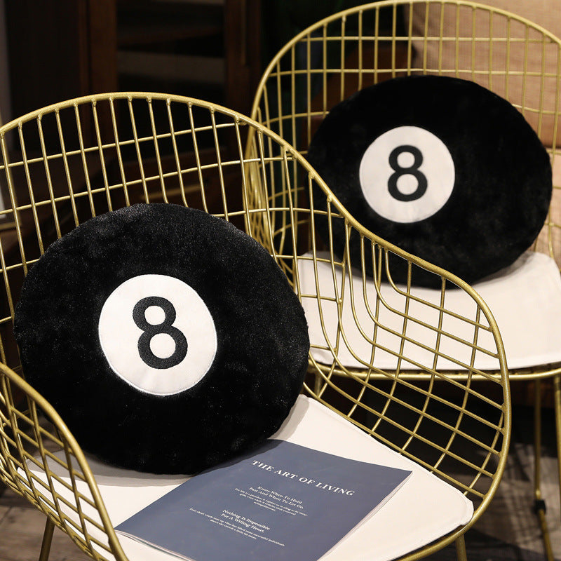 Orion – Zacht Pluche Kussen met Billiards Borduurmotief