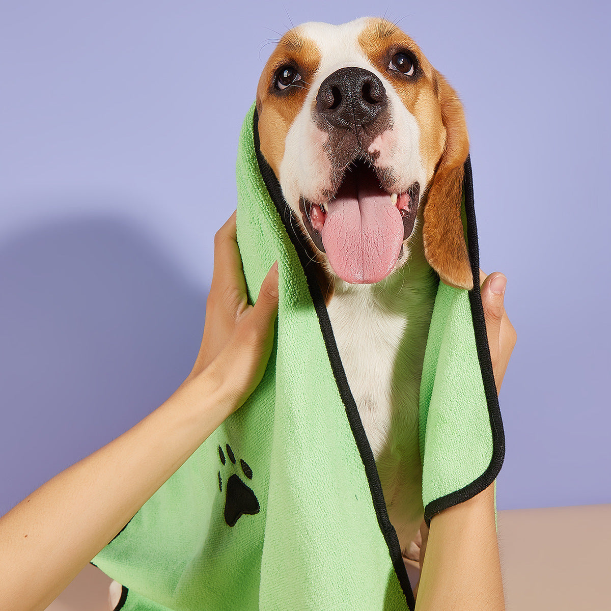 Serenity – Sneldrogende Badhanddoek van Zacht Absorberend Koraal Fleece voor Huisdieren