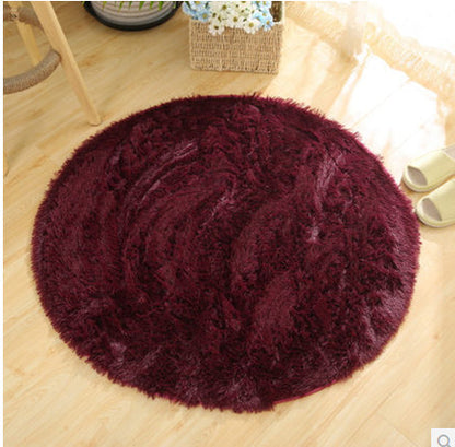 Leontine – Fluffy Rond Tapijt voor Woonkamer Decor Faux Bont Tapijt voor Kinderkamer Lang Pluche Tapijten voor Slaapkamer Modern Mat