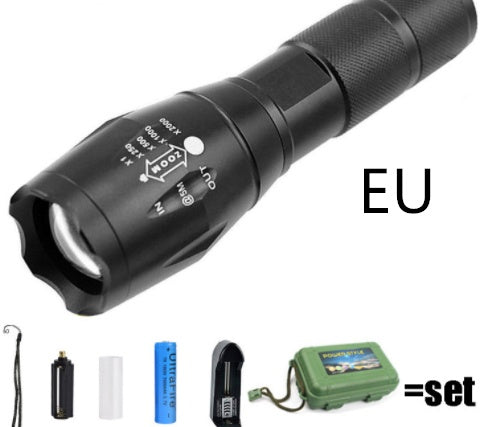 Ocean – Oplaadbare Waterdichte Mini Camping Zaklamp voor Thuisverdediging