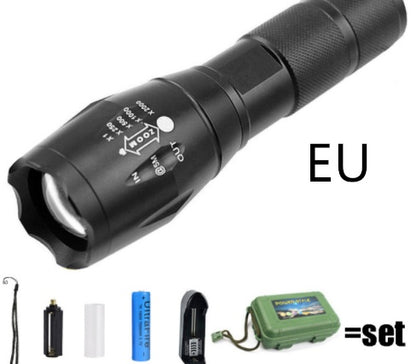 Ocean – Oplaadbare Waterdichte Mini Camping Zaklamp voor Thuisverdediging
