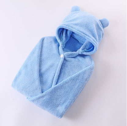 Mirabelle – Hooded Badhanddoek voor Baby's van Katoen