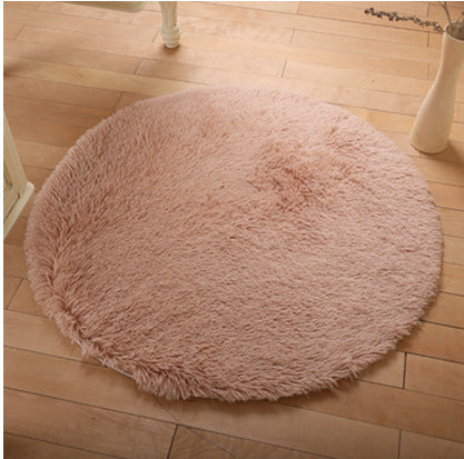 Leontine – Fluffy Rond Tapijt voor Woonkamer Decor Faux Bont Tapijt voor Kinderkamer Lang Pluche Tapijten voor Slaapkamer Modern Mat
