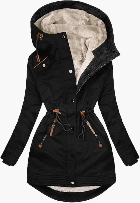 Women's Winter Parka Jacket with Hood – Stylish Outdoor & Casual Warmth