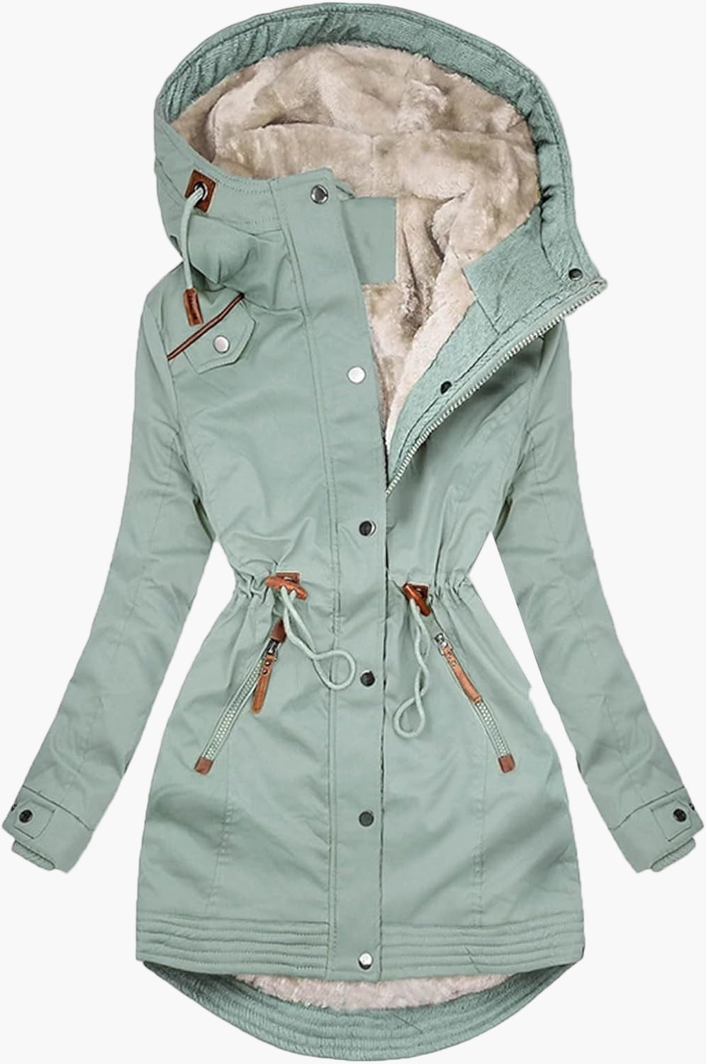 Women's Winter Parka Jacket with Hood – Stylish Outdoor & Casual Warmth