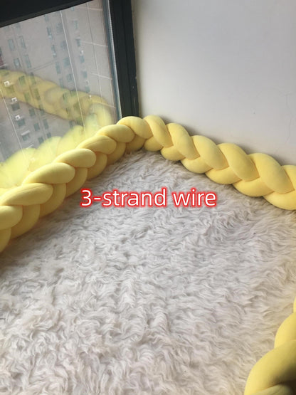 Aurora – Gebreide Crib Bumpers Kussen voor Babybed