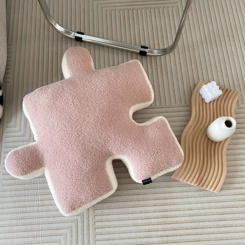 Cassian – Creatief Puzzlevormig Kussen voor Woonkamerdecoratie