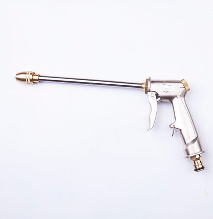 Krachtige Hogedruk Waterpistool – Metalen Spuitmond met Instelbare Waterstroom & Snelkoppeling