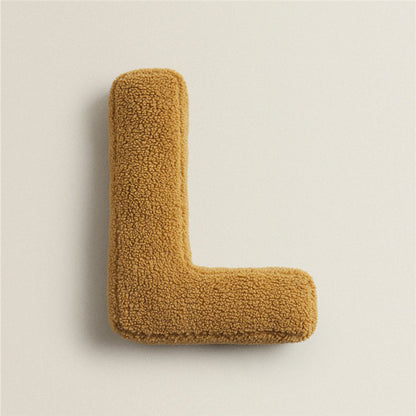 Alaric – Luxe Pluche Kussen met Engelse Letters