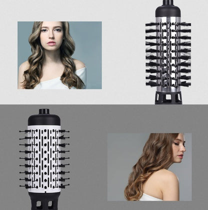 3-in-1 Heteluchtborstel Haarstyler – Roterende Föhnborstel met 3 Warmtestanden, Koude Lucht & Verwisselbare Opzetstukken