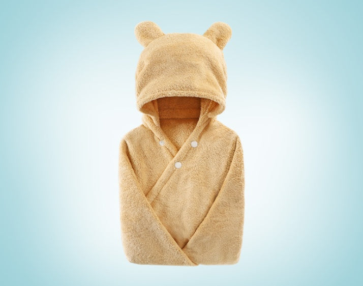 Mirabelle – Hooded Badhanddoek voor Baby's van Katoen