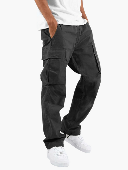 Men's Relaxed Fit Multi-Pocket Cargo Pants – Urban Streetwear Utility Style