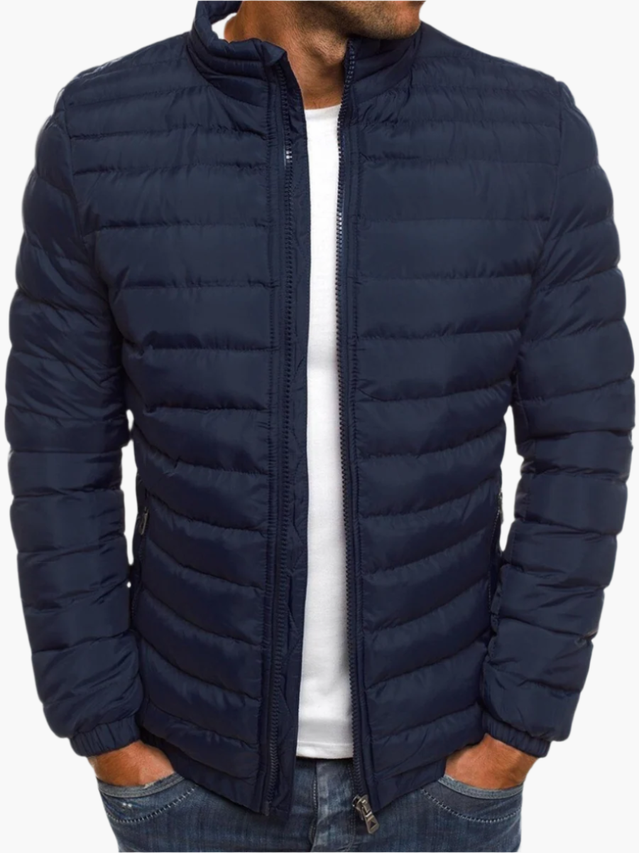 Men's Modern Quilted Casual Puffer Jacket – Stylish Everyday Outerwear
