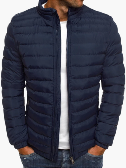Men's Modern Quilted Casual Puffer Jacket – Stylish Everyday Outerwear
