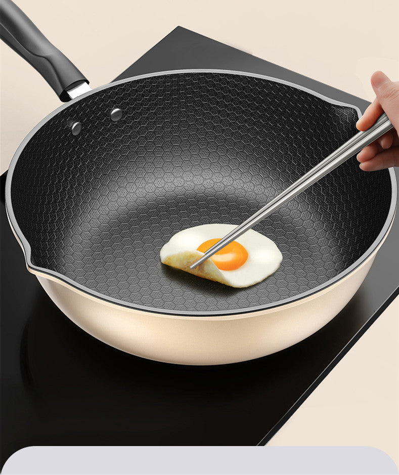 Juliette – Inductie Wokpan voor Huishoudelijk Koken met Gasfornuis