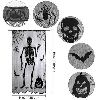 Anneliese – Halloween Patroon Gordijn