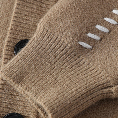 Men's Casual Button Up Knitted Cardigan Sweater - Relaxed Fit Classic Style