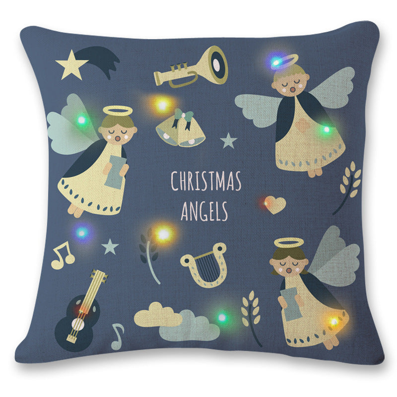 Benedict – LED Flitsende Licht Kerst Kussensloop