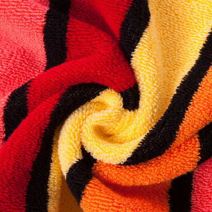 Leontine – Dikke Kleurgestreepte Gezichtsdoek van Absorberend Zacht Katoen voor Stellen