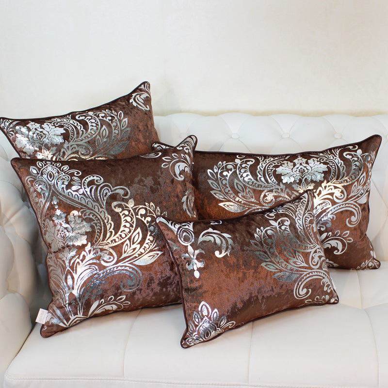 Celestine – Luxe Fluwelen Kussenhoes in Zilver