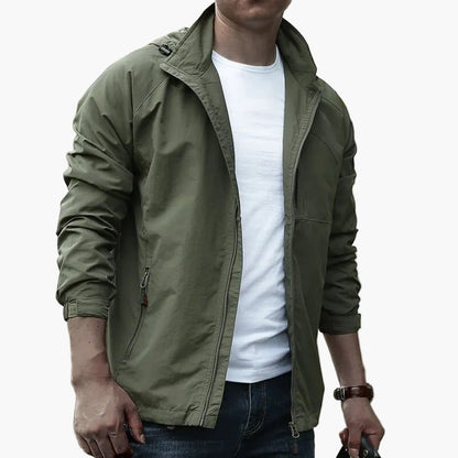 Men's Casual Outdoor Waterproof Cargo Jacket – Lightweight Breathable Summer Style