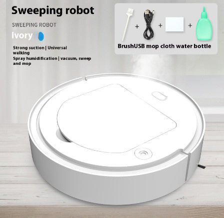Persephone – Draadloze Intelligente Stofzuiger Robot met Drie-in-één Functionaliteit