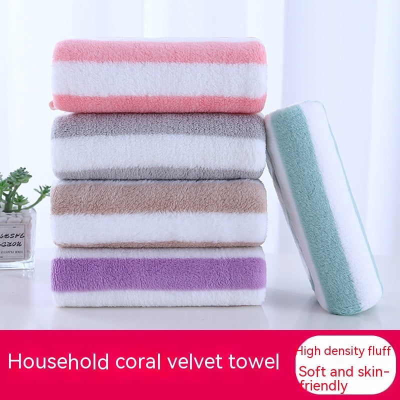Florian – Zachte Absorberende Coral Fleece Handdoeken voor Thuisgebruik