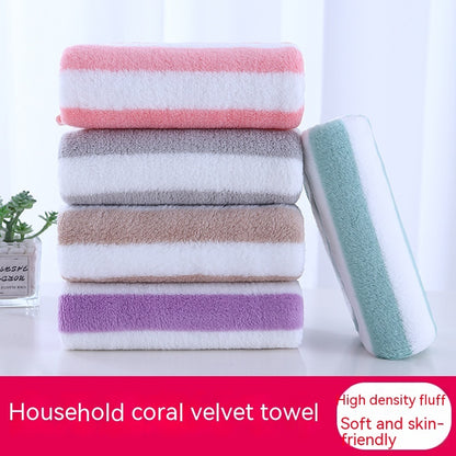 Florian – Zachte Absorberende Coral Fleece Handdoeken voor Thuisgebruik